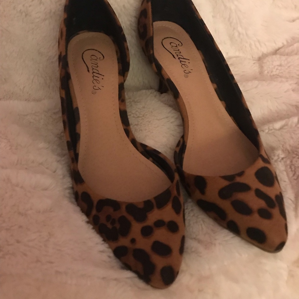Candie’s Leopard Heels